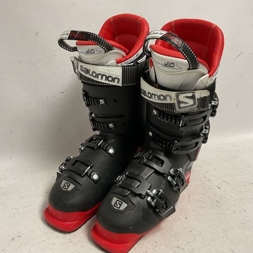 Vist Large View of Product Image Which is Used Salomon XMAX 100 Mens DH Ski Boot Red 255 MP - M07.5 - W08.5