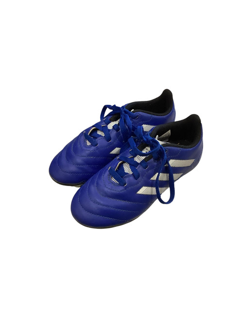 Vist Large View of Product Image Which is Used Adidas Soccer Cleats Royal Blue Youth 13.0