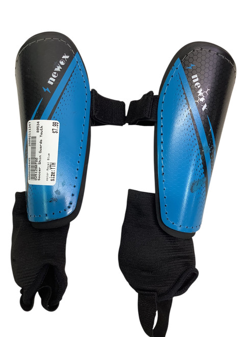 Vist Large View of Product Image Which is Used Soccer Shin Guards Youth Royal Blue Youth