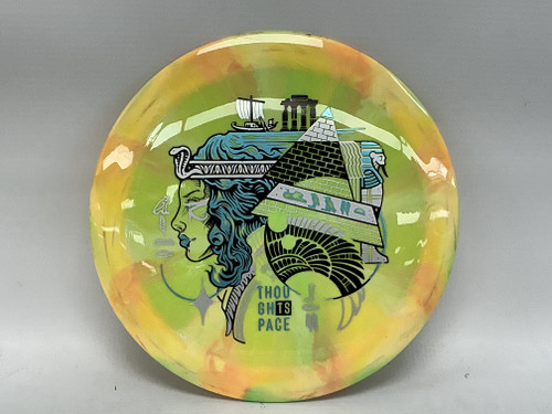 Vist Large View of Product Image Which is Used Thought Space Athletics NEBULA AURA Disc Golf Mid Range Yellow