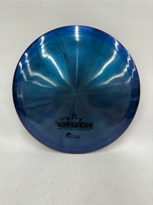Vist Large View of Product Image Which is Used Dynamic Discs LUCIDX EMAC TRUTH Disc Golf Mid Range Navy Blue