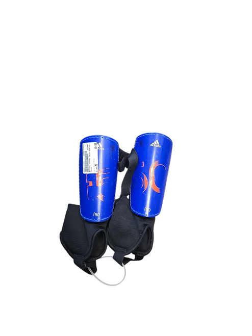 Vist Large View of Product Image Which is Used Adidas Soccer Shin Guards Youth Royal Blue MD