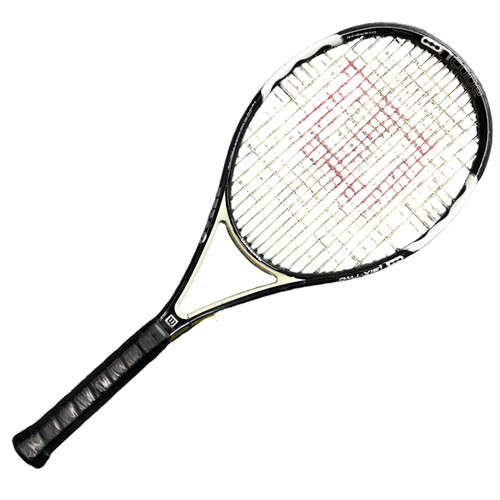 Vist Large View of Product Image Which is Used Wilson On Six-Two Adult Tennis Racquet 4 1/2"