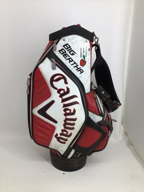Vist Large View of Product Image Which is Used Callaway BIG BERTHA CART STAFF BAG Mens Cart Bag Red