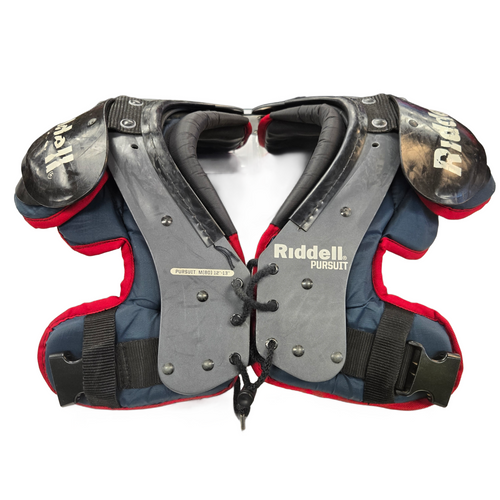 Vist Large View of Product Image Which is Used Riddell PURSUIT FB Shoulder Pads Grey MD