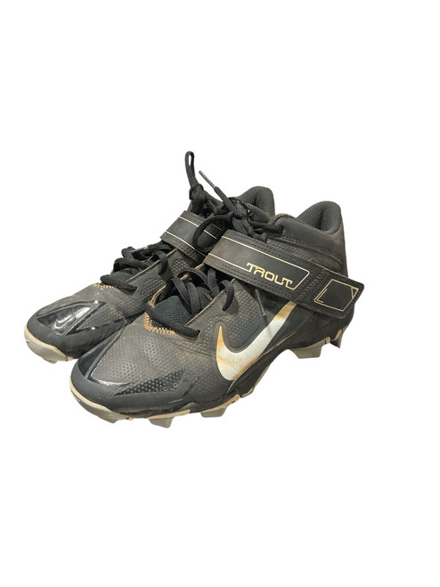 Vist Large View of Product Image Which is Used Nike BLACK TROUT CLEATS BB/SB Cleats Black Junior 04.5