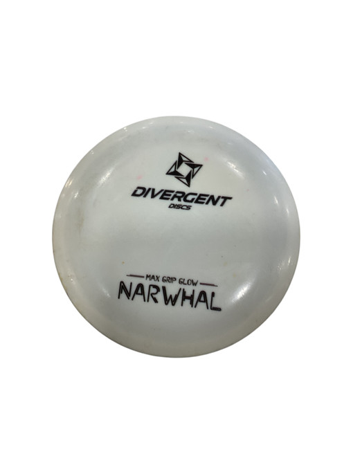 Used DIVERGENT NARWHAL Disc Golf Mid Range White 11884-S000053262 Vist Large View of Product Image Which is Used DIVERGENT NARWHAL Disc Golf Mid Range White
