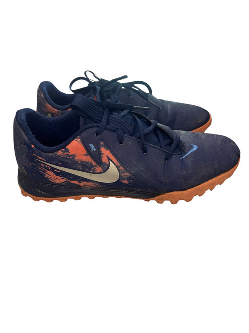 Vist Large View of Product Image Which is Used Nike Soccer Turf Shoes Navy Blue Junior 04