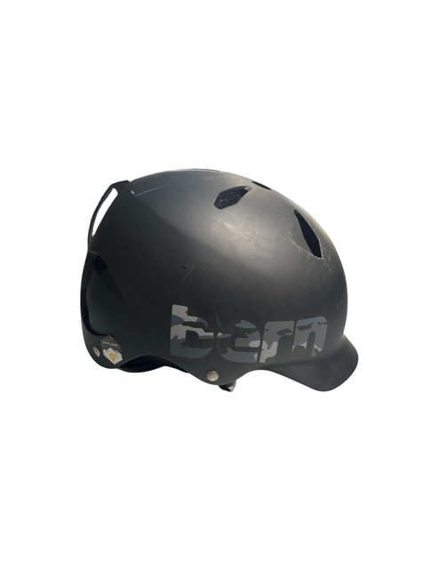 Vist Large View of Product Image Which is Used Bern Snowsport Helmet Youth Black MD