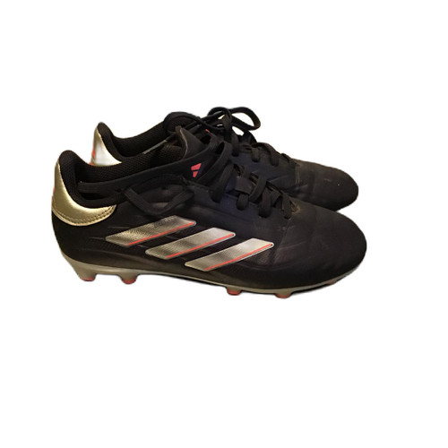Vist Large View of Product Image Which is Used Adidas Copa Pure 2 League FG Soccer Cleats Black Junior 01.5