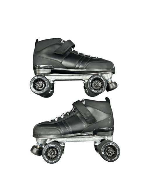 Vist Large View of Product Image Which is Used PACER Senior Roller Quad Skates Black Senior 9