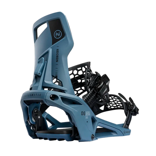 Vist Large View of Product Image Which is New Nidecker OG Supermatic 2026 Snowboard Bindings- Atlantic XL