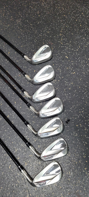 Vist Large View of Product Image Which is Used Taylormade STEALTH 5-PW AW Mens Iron Set RH 5I-GW/AW