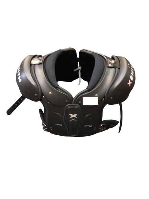 Vist Large View of Product Image Which is Used Xenith FLYTE 2 FB Shoulder Pads Black LG