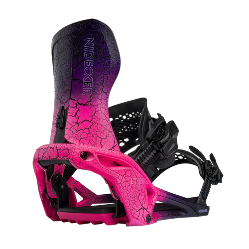 Vist Large View of Product Image Which is New Nidecker LT Supermatic 2026 Snowboard Bindings- Magma XL
