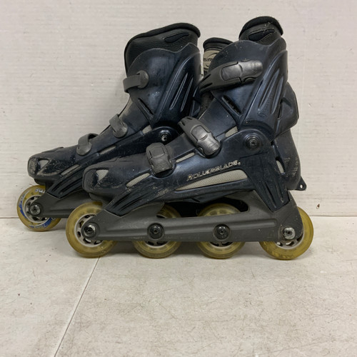 Vist Large View of Product Image Which is Used Rollerblade TX7 VIABLADE Senior Roller Quad Skates Royal Blue Senior 10.5