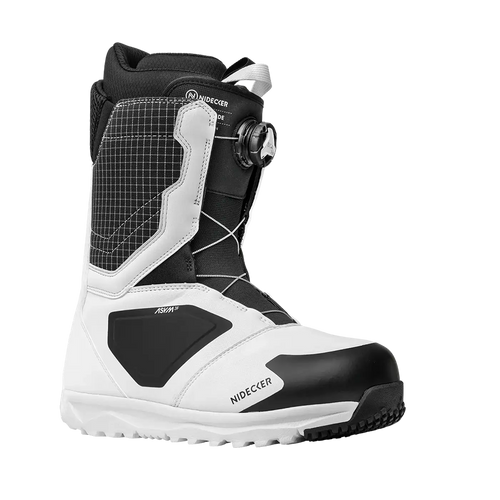 Vist Large View of Product Image Which is New Nidecker Cascade Men 2026 Snowboard Boots Black/White- Men's Size 10.5