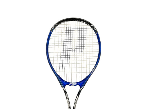 Vist Large View of Product Image Which is Used Prince PLAY+STAY 27 Adult Tennis Racquet Royal Blue 4 1/4"