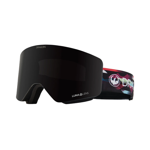 Vist Large View of Product Image Which is New Dragon R1 OTG 2026 Snow Goggles- Multi Mountain Spyder/Lumalens Midnight and Amber Lenses