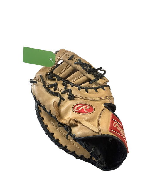Vist Large View of Product Image Which is Used Rawlings GG ELITE BB/SB First Base LH Throw Tan 13"