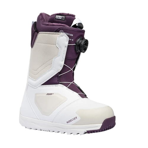 Vist Large View of Product Image Which is New Nidecker Cascade Women 2026 Snowboard Boots White- Women's Size 7.5