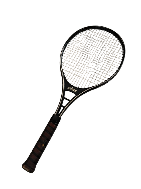 Vist Large View of Product Image Which is Used Prince PRO Adult Tennis Racquet Black Unknown