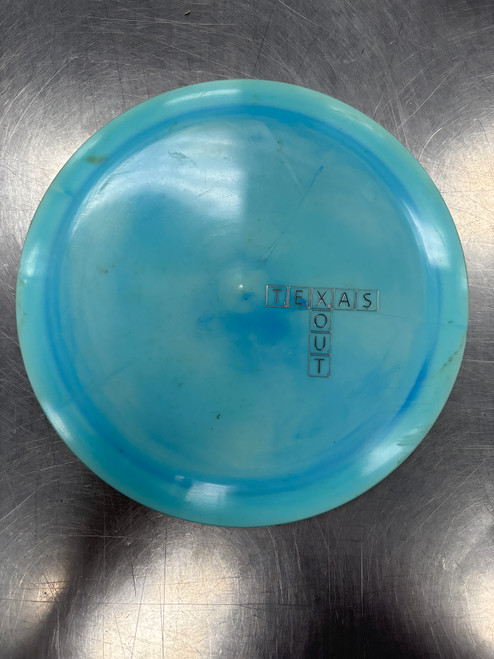 Vist Large View of Product Image Which is Used Lone Star Disc TOMBSTONE Disc Golf Mid Range Carolina Blue