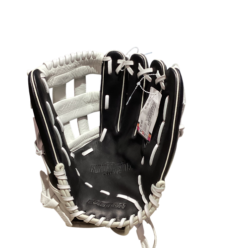 Vist Large View of Product Image Which is Used Easton FUNDAMENTAL FASTPITCH RH Throw Fastpitch Gloves White 13"