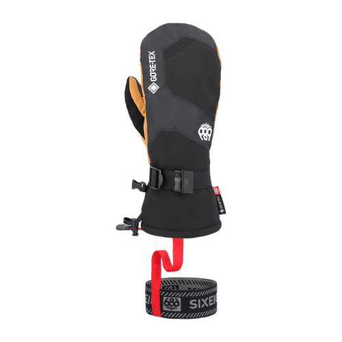 Vist Large View of Product Image Which is New 686 Gore-Tex Leather Linear 2026 Men's Snow Mitts- Natural MD