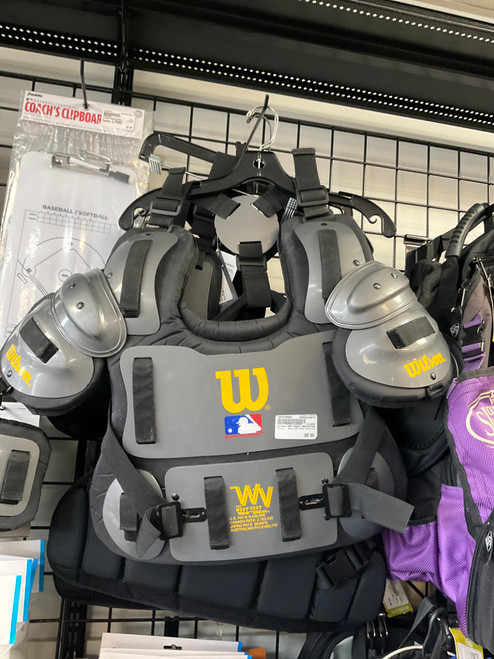 Vist Large View of Product Image Which is Used Wilson UMP CHEST PROTECTOR Umpire Chest Protector