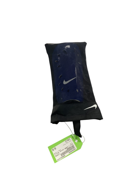 Vist Large View of Product Image Which is Used Nike J GUARD Soccer Shin Guards Junior Navy Blue LG