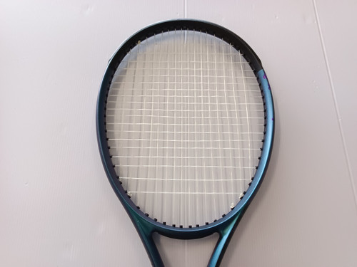 Vist Large View of Product Image Which is Used Wilson Ultra V4 100 Tennis Racquet Black 4 1/4"