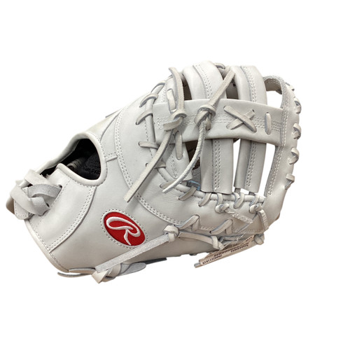 Vist Large View of Product Image Which is Used Rawlings LIBERTY ADVANCED BB/SB First Base RH Throw White 12 1/2"