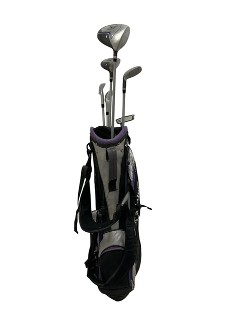 Vist Large View of Product Image Which is Used Callaway XJ Hot Jr 9-12 RH 6 Clubs + Bag Junior Golf Club Set 