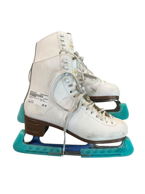 Vist Large View of Product Image Which is Used Jackson MARK IV WomensFigure Skate White Senior 9