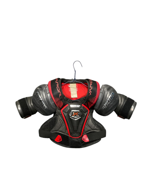Vist Large View of Product Image Which is Used Bauer VAPOR 1X LITE SHOULDERS Junior Shoulder Pads MD