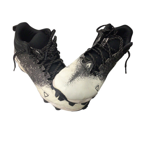 Vist Large View of Product Image Which is Used Under Armour Adult FB Cleats White Senior 10