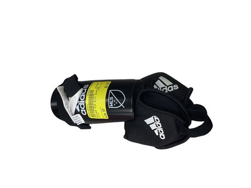 Vist Large View of Product Image Which is Used Adidas MLS Soccer Shin Guards Youth Black SM