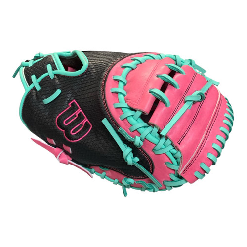Vist Large View of Product Image Which is New WILSON A1000 33" BLK/PNK/SEAFOAM