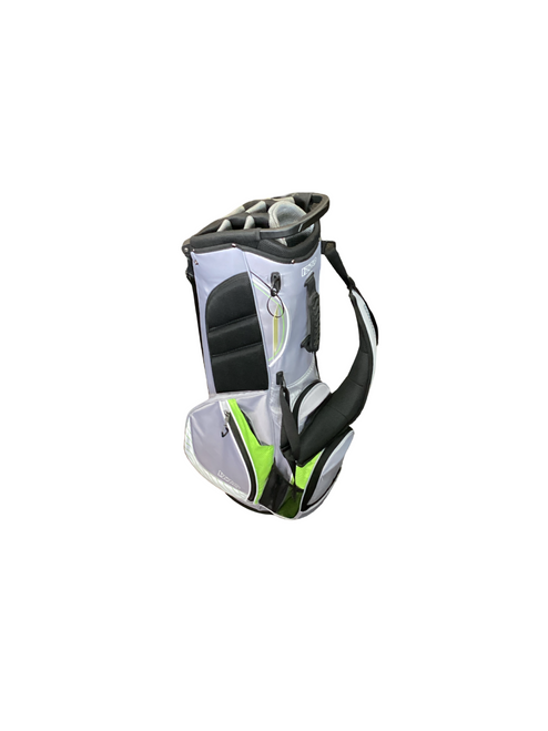 Vist Large View of Product Image Which is Used Izzo 11 WAY Mens Stand Bag Grey