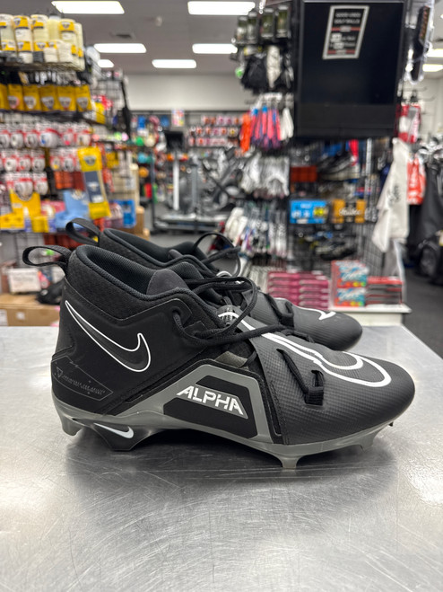 Vist Large View of Product Image Which is Used Nike ALPHA Adult FB Cleats Black Senior 13
