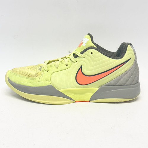 Vist Large View of Product Image Which is Used Nike JA 2 TWEVE TIME LEMON TWIST Basketball Shoes M Neon Green Senior 7.5