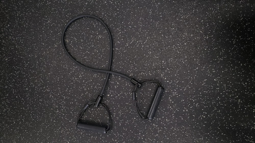 Vist Large View of Product Image Which is Used Peloton Resistance Tube Black Medium