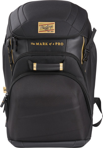 Vist Large View of Product Image Which is Rawlings Gold Collection Backpack Black #GCBKPKBK