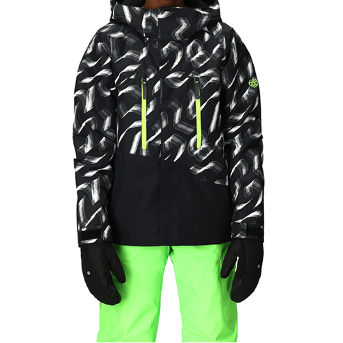 Vist Large View of Product Image Which is New 686 Geo Insulated 2026 Boys' Winter Jacket- Brush Stroke XL