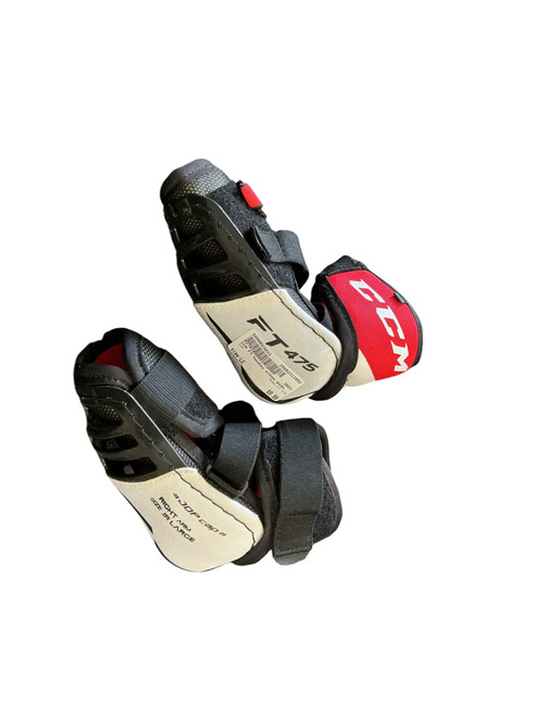 Vist Large View of Product Image Which is Used CCM FT 475 Junior Elbow Pads LG