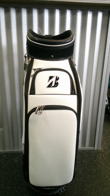 Vist Large View of Product Image Which is Used Bridgestone STAFF CART BAG Mens Cart Bag Grey