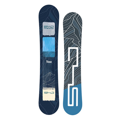 Vist Large View of Product Image Which is New T-Ride Snowboard Deck Blu/Wht 155cm