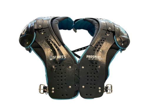 Vist Large View of Product Image Which is Used PROSPECT PRO FB Shoulder Pads Black 2X
