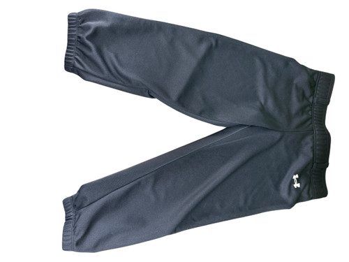 Vist Large View of Product Image Which is Used Under Armour BLK PANTS YTH LG BB/SB Pant Boys Black LG